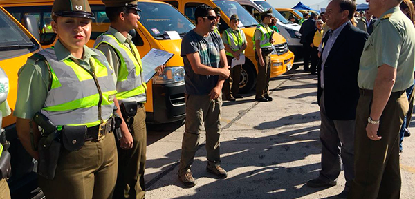 Subsecretario José Luis Domínguez, junto a Carabineros de Chile y Fiscalización MTT realizan jornada masiva de fiscalización a Transportes Escolares.