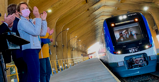 Comenzó la operación de los nuevos trenes para el servicio Victoria - Temuco