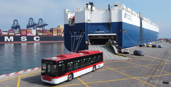 Llegada de buses eléctricos a San Antonio43