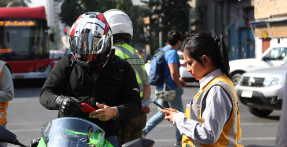 Un 71% aumentaron los controles a motos en 2022