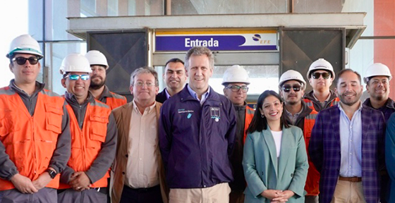 Estación La Paloma para el regreso del tren a Puerto Montt